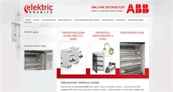 Desktop Screenshot of elektric.cz