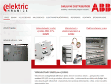 Tablet Screenshot of elektric.cz